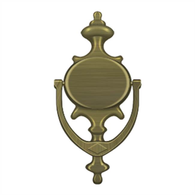 Deltana - Door Knocker, Imperial - Antique Brass