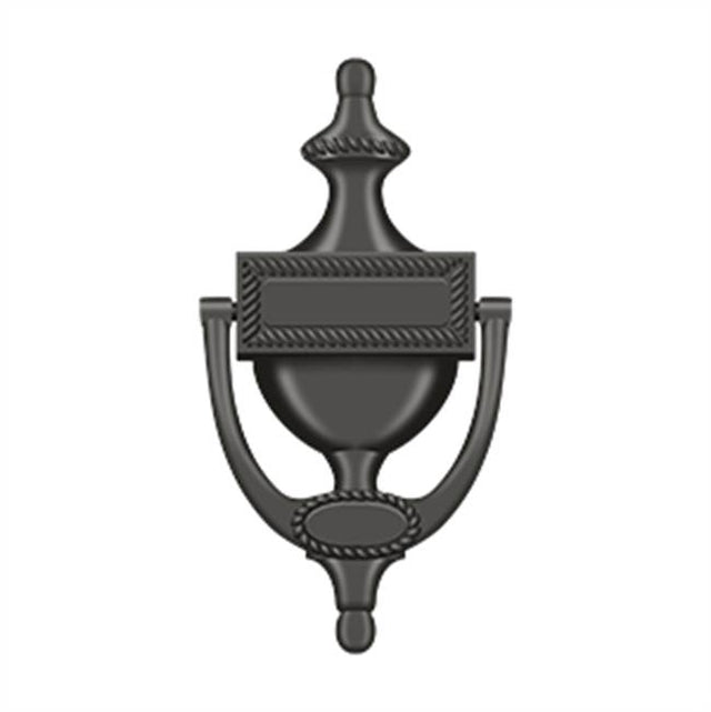 Deltana - Door Knocker, Victorian Rope - Oil-rubbed Bronze
