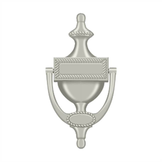 Deltana - Door Knocker, Victorian Rope - Brushed Nickel