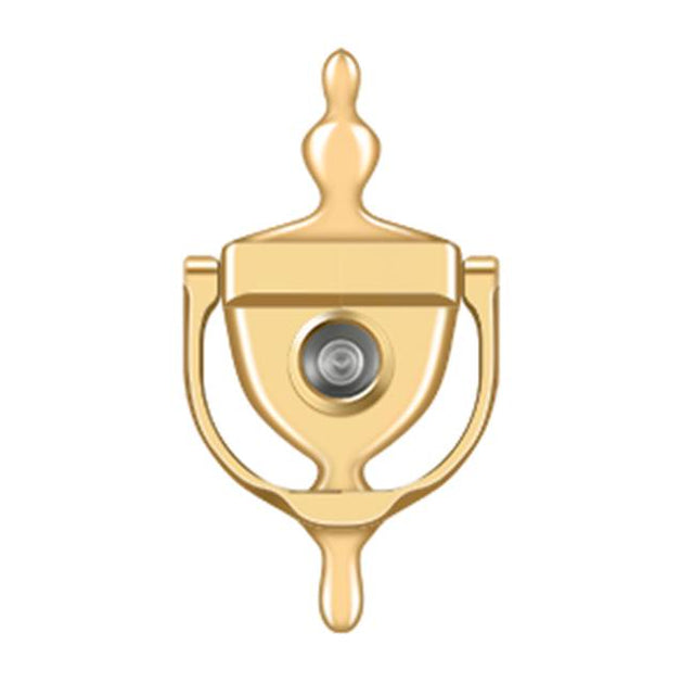 Deltana - Door Knocker-Viewer - PVD Polished Brass
