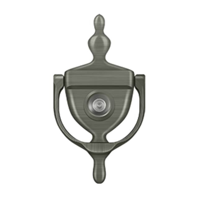 Deltana - Door Knocker-Viewer - Antique Nickel