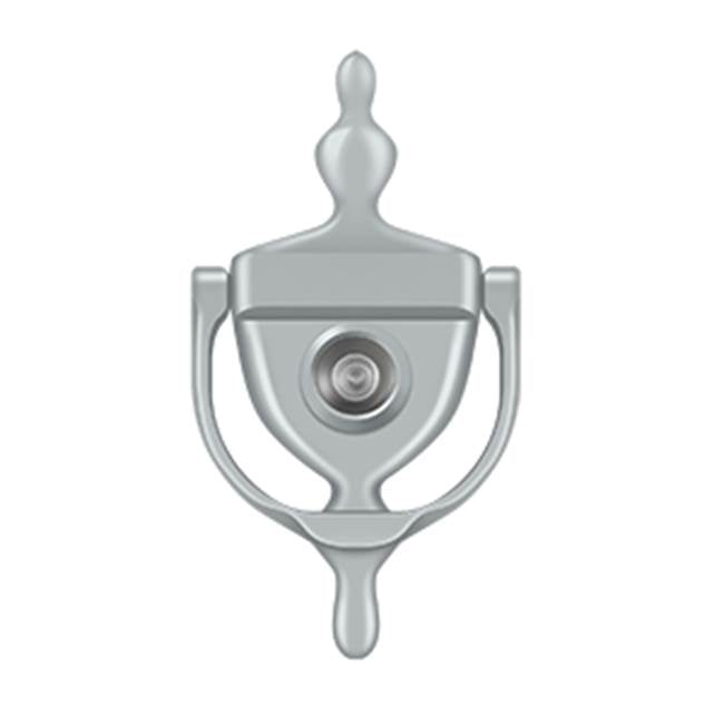 Deltana - Door Knocker-Viewer - Brushed Chrome