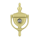 Deltana - Door Knocker-Viewer - Polished Brass