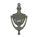 Deltana - Door Knocker-Viewer, Victorian Rope - Antique Nickel