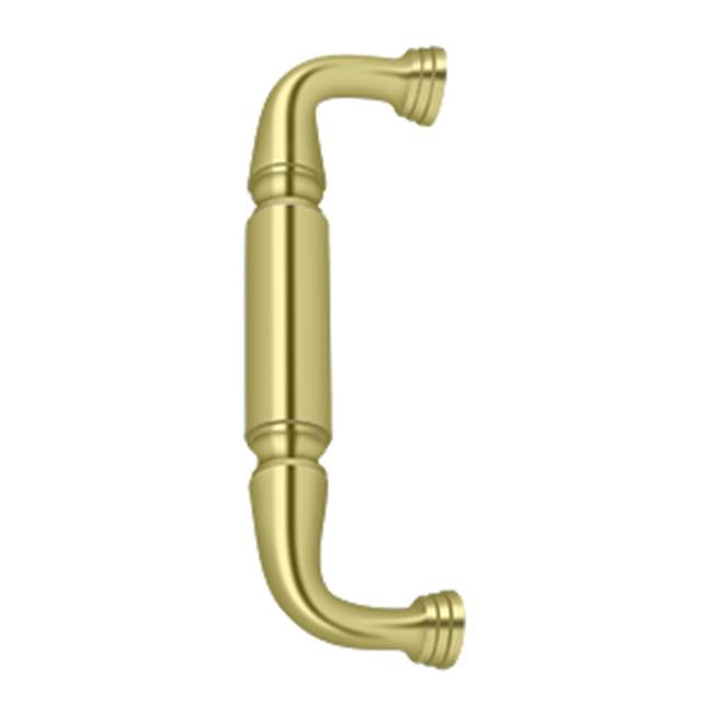 Deltana - Door Pull without Rosette, 8'' - Polished Brass