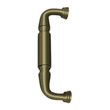 Deltana - Door Pull without Rosette, 8'' - Antique Brass