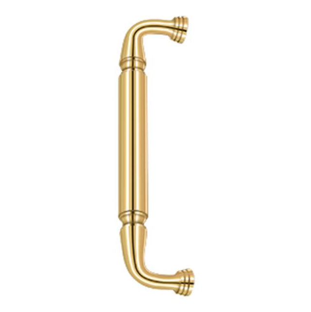 Deltana - Door Pull without Rosette, 10'' - PVD Polished Brass