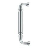 Deltana - Door Pull without Rosette, 10'' - Polished Chrome