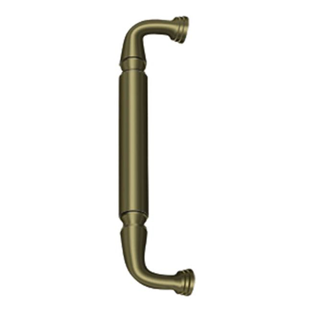 Deltana - Door Pull without Rosette, 10'' - Antique Brass