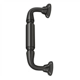 Deltana - Door Pull w/ Rosette, 8'' - Oil-rubbed Bronze