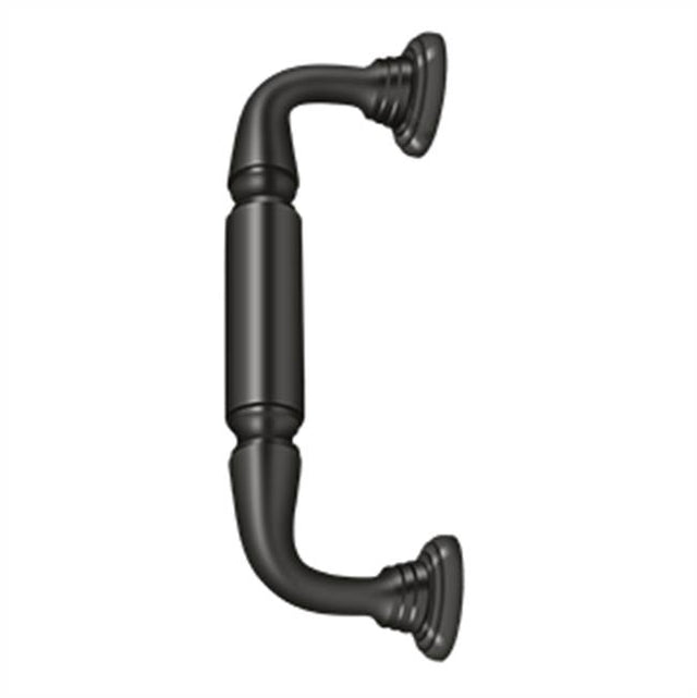 Deltana - Door Pull w/ Rosette, 8'' - Oil-rubbed Bronze