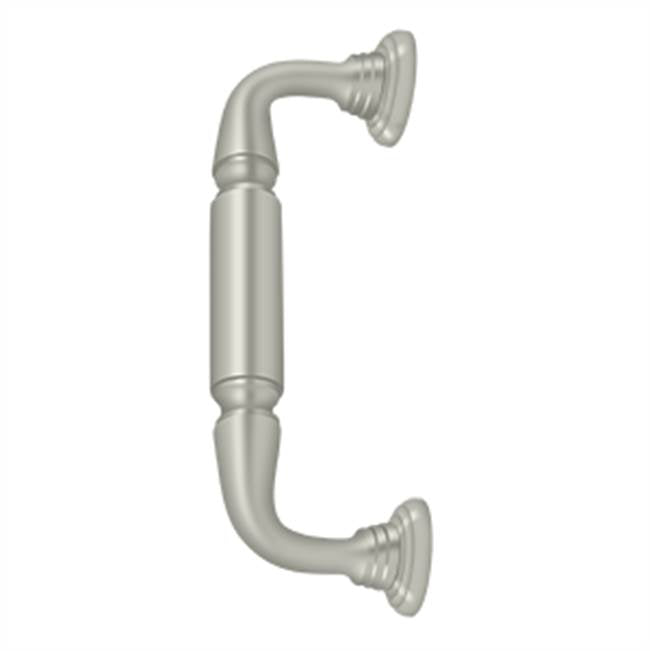 Deltana - Door Pull w/ Rosette, 8'' - Brushed Nickel