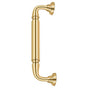 Deltana - Door Pull w/ Rosette, 10'' - PVD Polished Brass