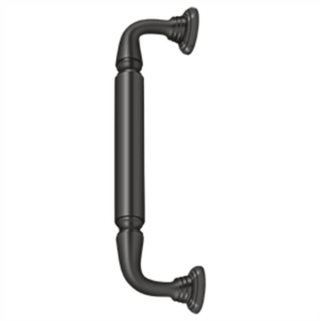 Deltana - Door Pull w/ Rosette, 10'' - Oil-rubbed Bronze