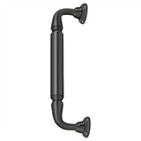 Deltana - Door Pull w/ Rosette, 10'' - Oil-rubbed Bronze