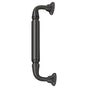 Deltana - Door Pull w/ Rosette, 10'' - Oil-rubbed Bronze