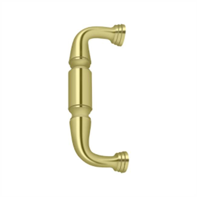 Deltana - Door Pull, 6'' - Polished Brass