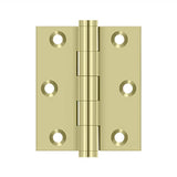 Deltana - 3'' x 2-1/2'' Screen Door Hinge - Unlacquered Brass