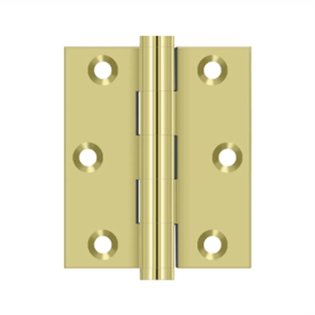 Deltana - 3'' x 2-1/2'' Screen Door Hinge - Polished Brass