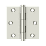 Deltana - 3'' x 3'' Square Hinge - Polished Nickel