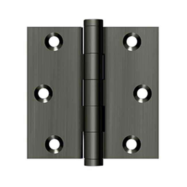 Deltana - 3'' x 3'' Square Hinge - Antique Nickel