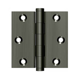 Deltana - 3'' x 3'' Square Hinge - Antique Nickel