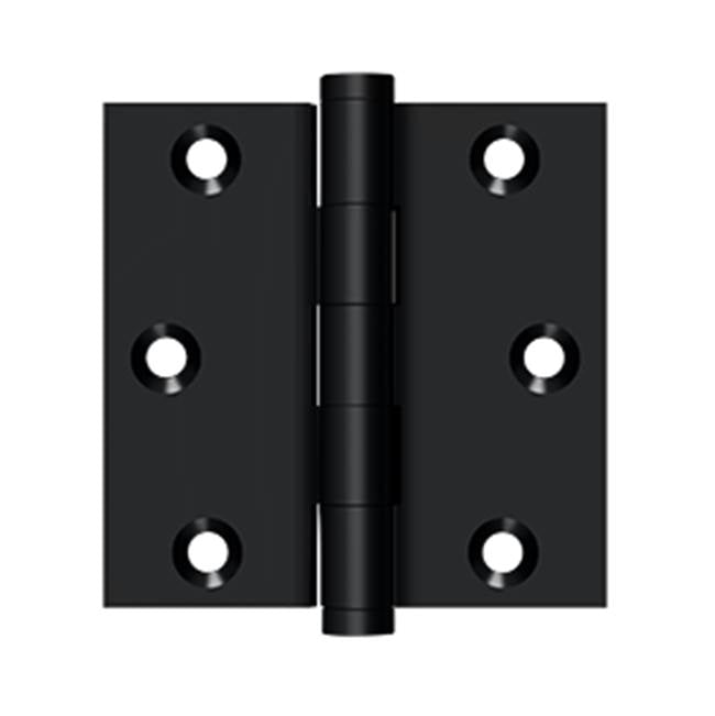 Deltana - 3'' x 3'' Square Hinge - Paint Black