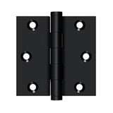 Deltana - 3'' x 3'' Square Hinge - Paint Black