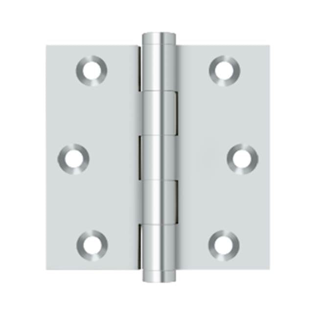 Deltana - 3'' x 3'' Square Hinge - Polished Chrome