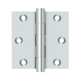 Deltana - 3'' x 3'' Square Hinge - Polished Chrome