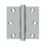 Deltana - 3'' x 3'' Square Hinge - Brushed Chrome