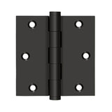 Deltana - 3-1/2'' x 3-1/2'' Square Hinge, Residential - Oil-rubbed Bronze