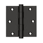Deltana - 3-1/2'' x 3-1/2'' Square Hinge - Oil-rubbed Bronze