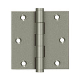 Deltana - 3-1/2'' x 3-1/2'' Square Hinges - White Light