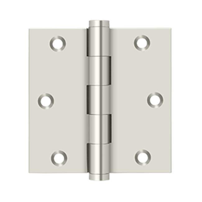 Deltana - 3-1/2'' x 3-1/2'' Square Hinge - Polished Nickel