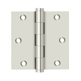 Deltana - 3-1/2'' x 3-1/2'' Square Hinge - Polished Nickel