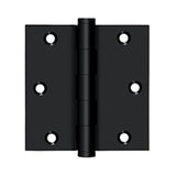 Deltana - 3-1/2'' x 3-1/2'' Square Hinge, Residential - Paint Black