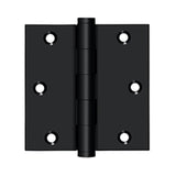Deltana - 3-1/2'' x 3-1/2'' Square Hinge - Paint Black