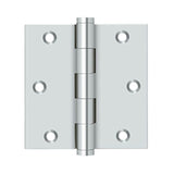 Deltana - 3-1/2'' x 3-1/2'' Square Hinge - Polished Chrome