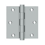 Deltana - 3-1/2'' x 3-1/2'' Square Hinge, Residential - Brushed Chrome