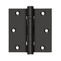 Deltana - 3-1/2'' x 3-1/2'' Square Hinge, Ball Bearings - Oil-rubbed Bronze