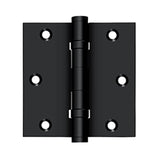 Deltana - 3-1/2'' x 3-1/2'' Square Hinge, Ball Bearings - Paint Black