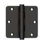 Deltana - 3-1/2'' x 3-1/2'' x 1/4'' Radius Hinge, Residential - Oil-rubbed Bronze