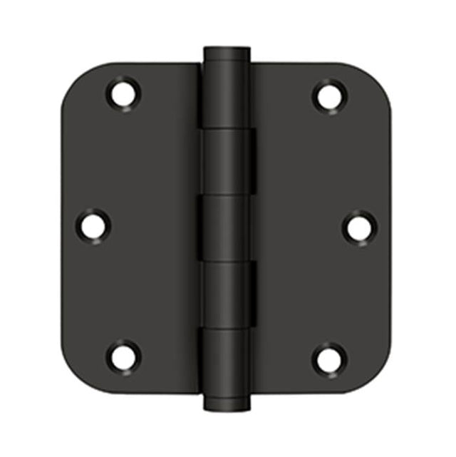 Deltana - 3-1/2'' x 3-1/2'' x 5/8'' Radius Hinge, Residential - Oil-rubbed Bronze