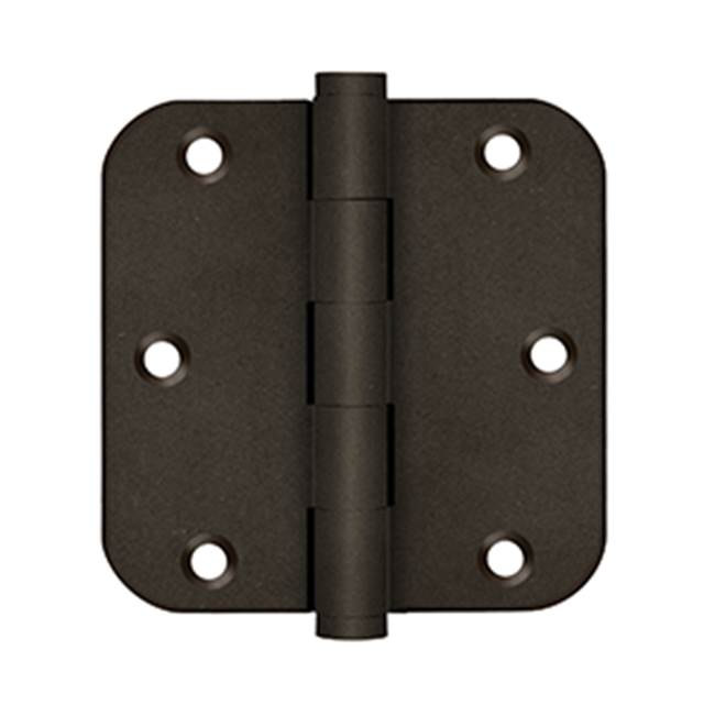 Deltana - 3-1/2'' x 3-1/2'' x 5/8'' Radius Hinges - Bronze Dark
