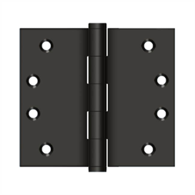 Deltana - 4'' x 4-1/2'' Square Hinge - Oil-rubbed Bronze