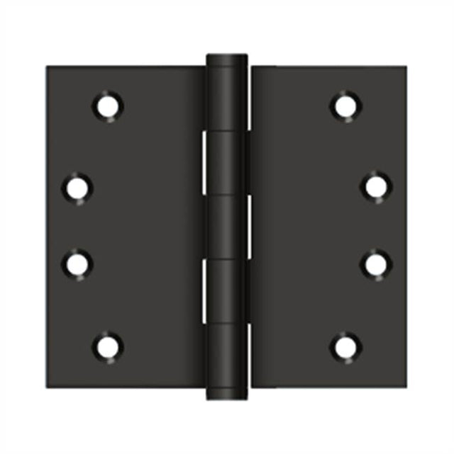 Deltana - 4'' x 4-1/2'' Square Hinge - Oil-rubbed Bronze