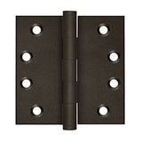Deltana - 4'' x 4'' Square Hinges - Bronze Dark