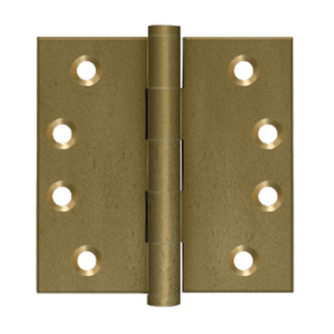 Deltana - 4'' x 4'' Square Hinges - Bronze Medium