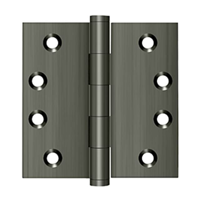 Deltana - 4'' x 4'' Square Hinges - Antique Nickel